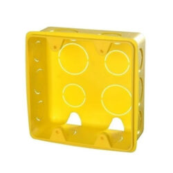 CAIXA EMB PVC 4X4 AMARELA - 57500042