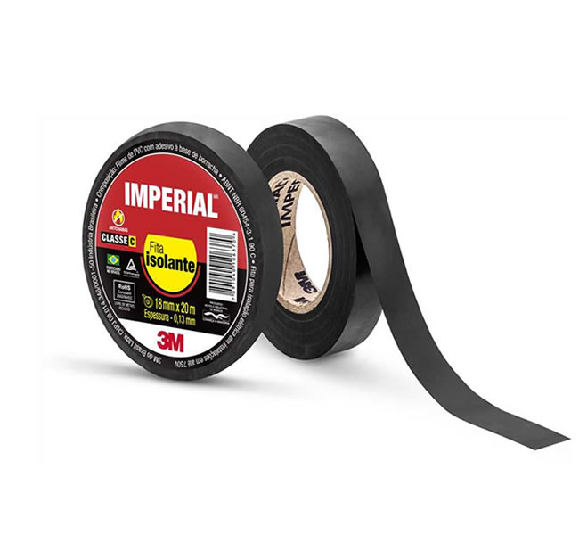 FITA ISOLANTE PT 19MM X 20M 3M IMPERIAL